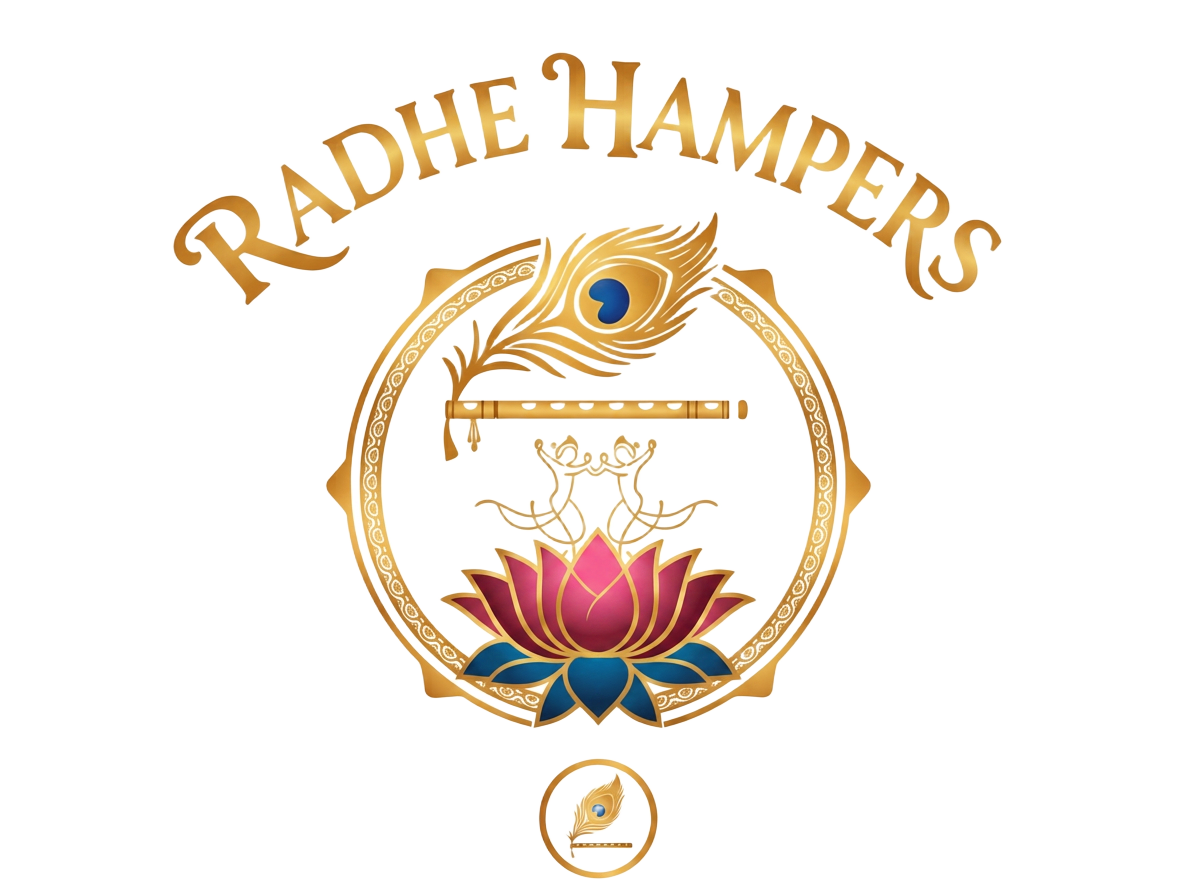 Radhe Hampers logo